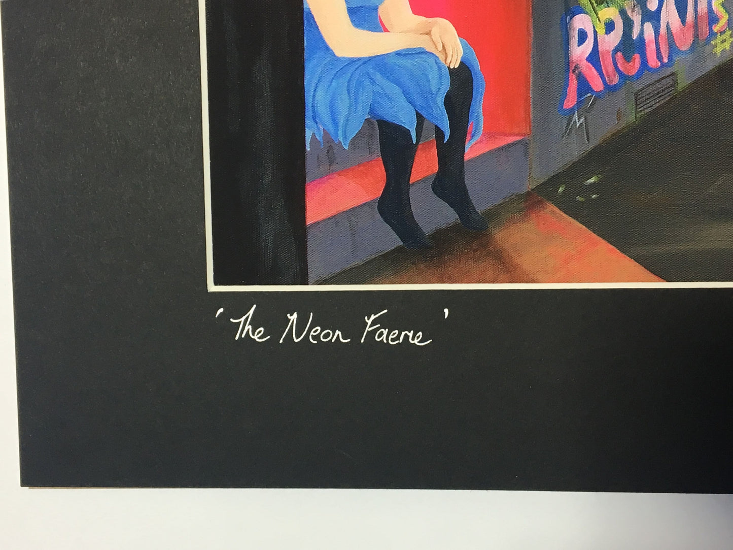 The Neon Faerie Print