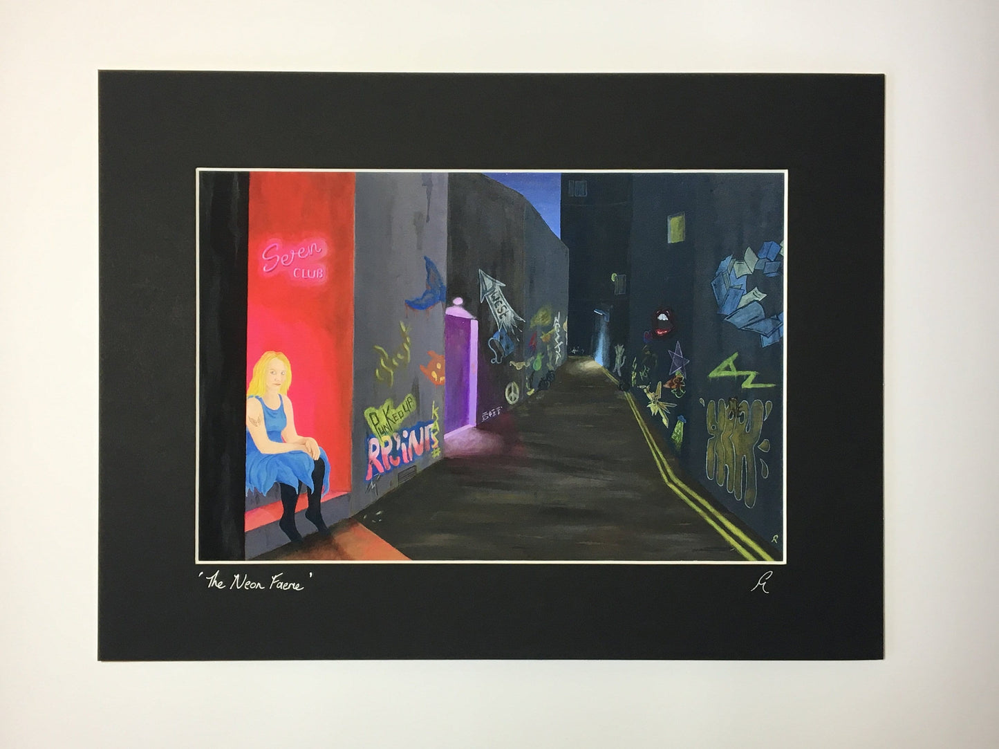 The Neon Faerie Print