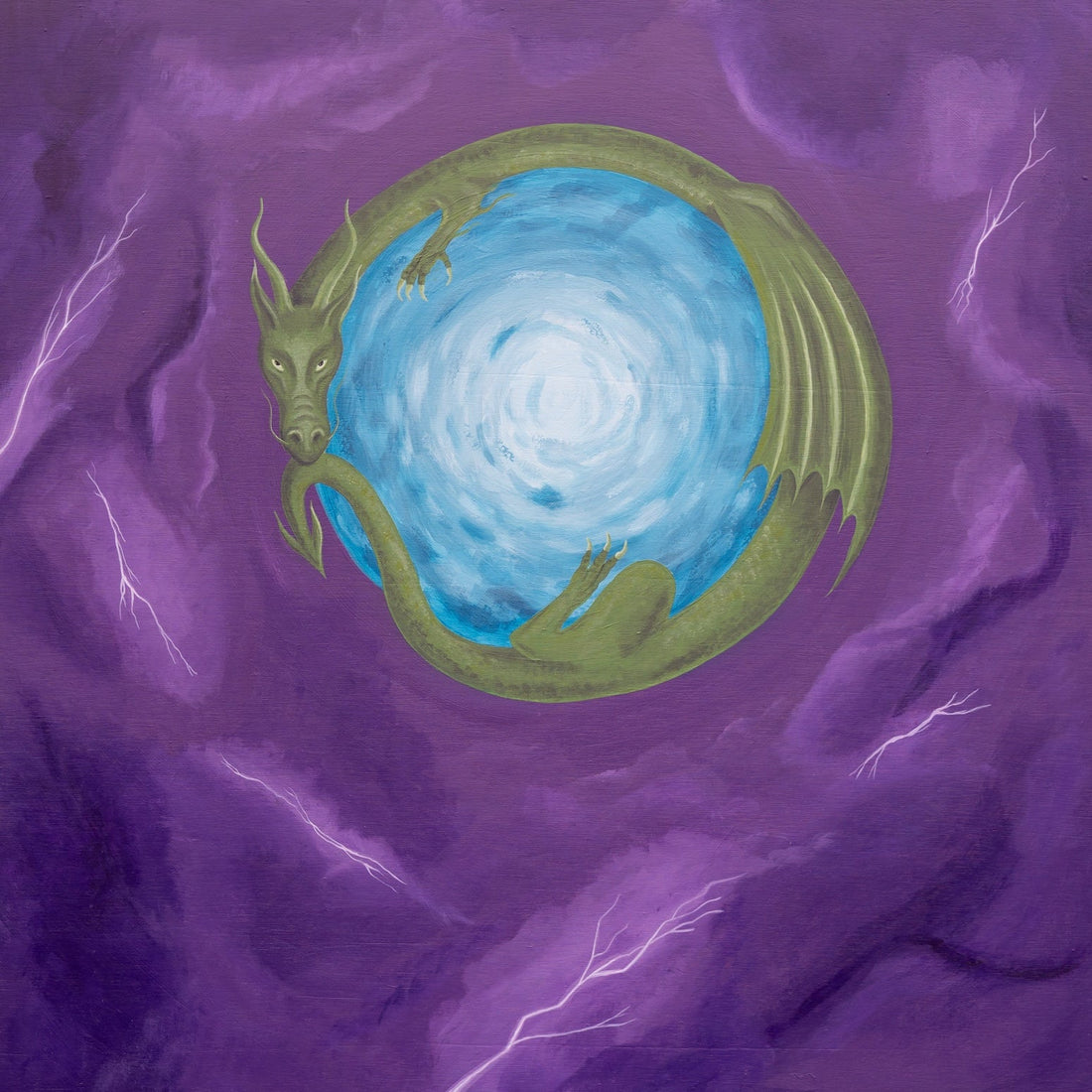 Round, like a circle in a spiral. Like a wheel within a wheel...