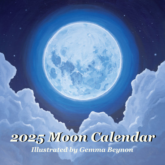 2025 12" Square Moon Calendar