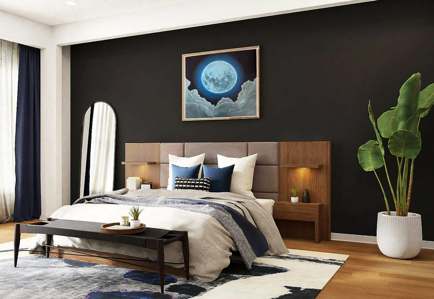 The Blue Moon Giclee Print