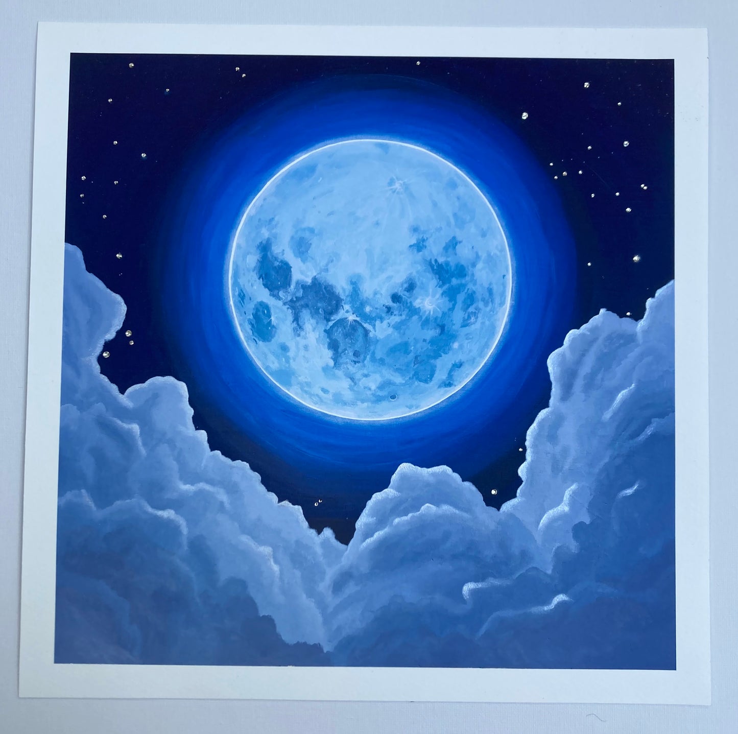The Blue Moon Giclee Print