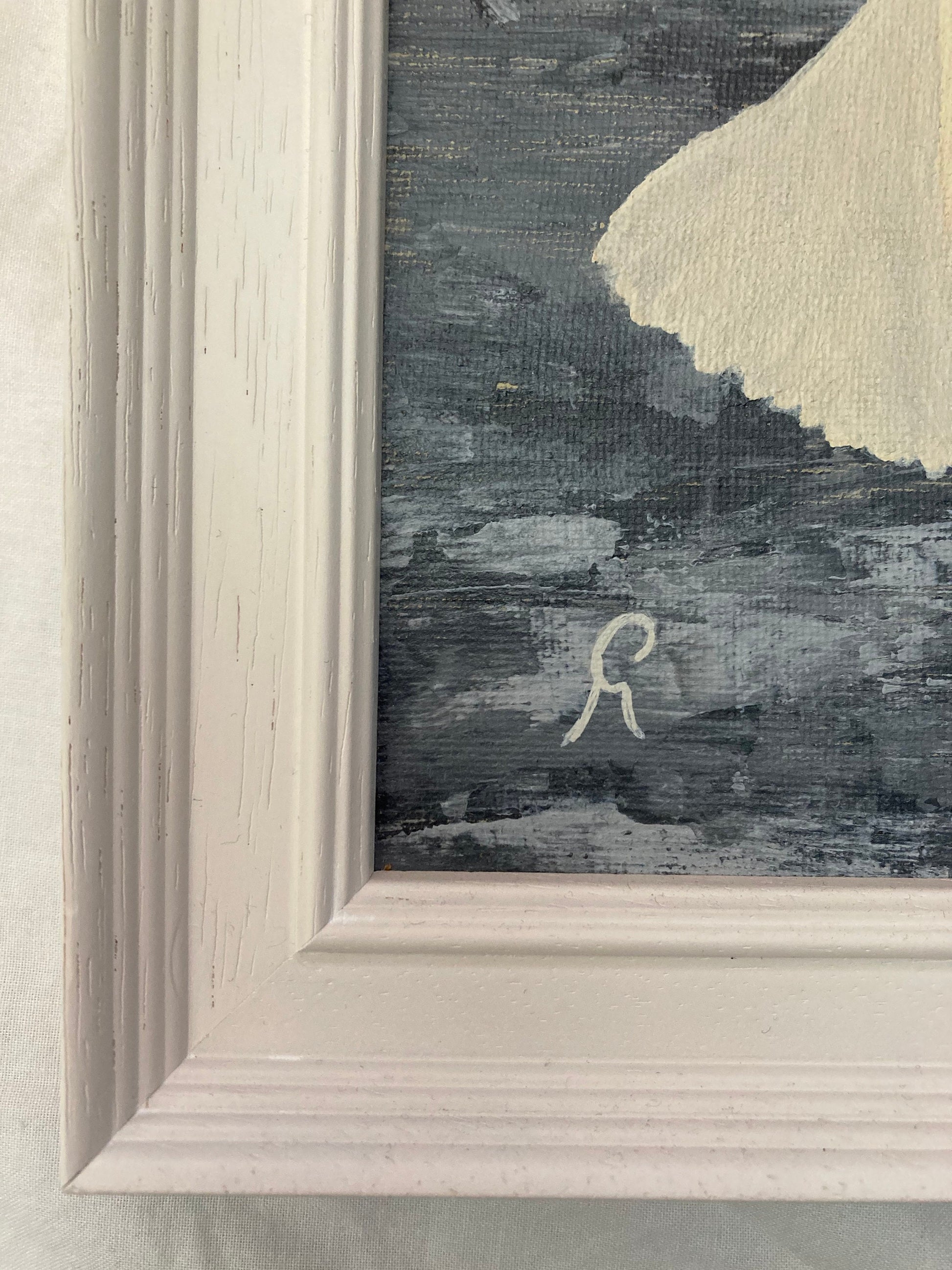 Detail of Painting of Aziraphael Good Omens Michael Sheen